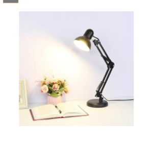 Lampara de Iluminación para Mesa con Base Negra