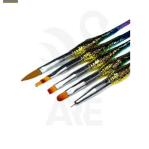 Pincel Cola de Sirena 5 Unidades