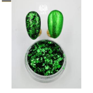 Efecto Flake Verde Platinum