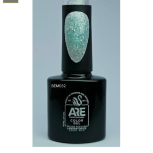 Semipermanente Plateado Glitter #032