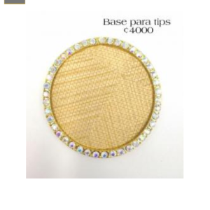 Base para Tips con Decoracion de Swarovski