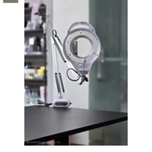 Lampara de Iluminación LED con Lupa para Escritorio