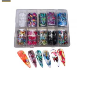 Caja 10 Foil Mariposas