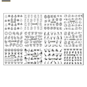 Sticker para Uñas Decal de Agua B229 / B240